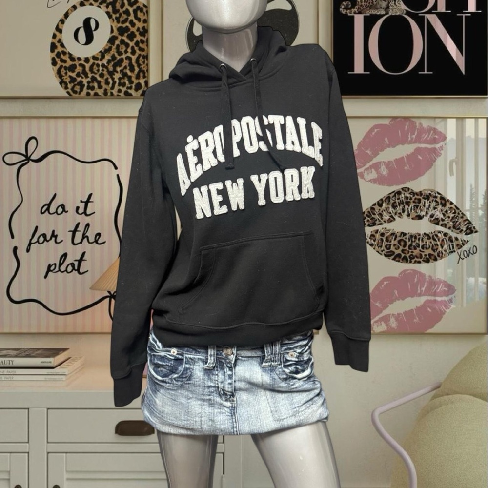 Aeropostale Black/White Hoodie